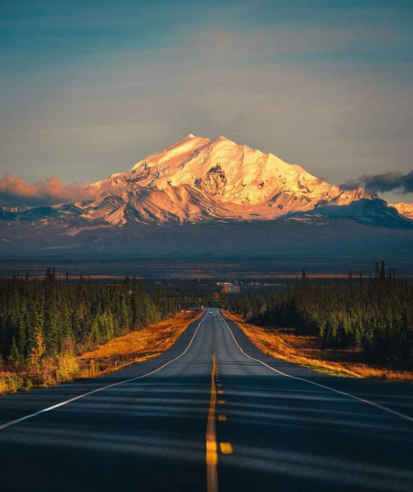 Ruta de montaña en la Patagonia, escenario de la expedición